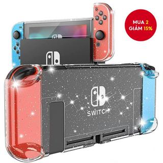Ốp lưng trong suốt có thể tháo rời bảo vệ Flash Hard Shell mới cho Nintendo Switch và Switch Oled.
