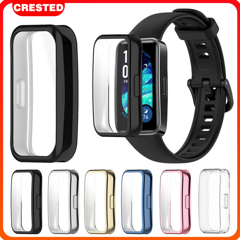 Vỏ Bảo Vệ Toàn Diện TPU Mềm Cho Đồng Hồ Thông Minh Huawei Band 10 9 8 Case Ốp Màn Hình Cho Huawei Ba