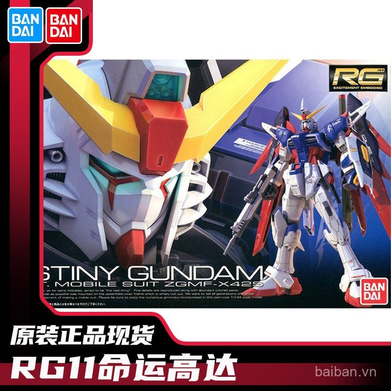 Bandai Gundam Mô Hình Lắp Ráp RG11 1 / 144 Destiny Gundam Destiny Gundam Hình Phiên Bản Chính Hãng