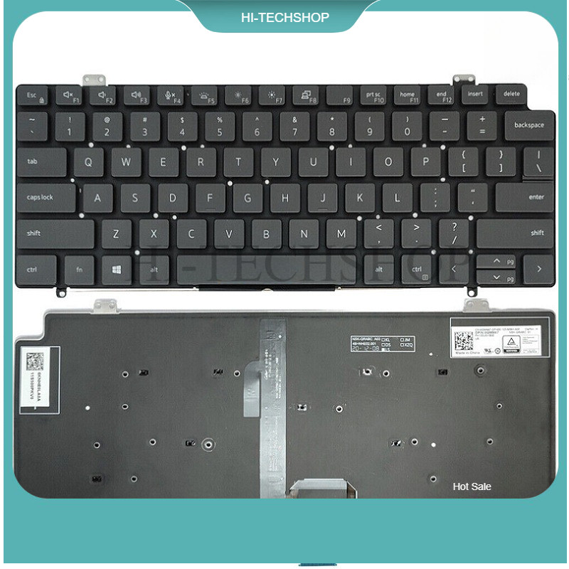 ⭐ ⭐ [Mới] Bàn phím laptop Dell Latitude 7410 2-in-1 0PWCJY 0GMM47 0HDHYV Có Đèn