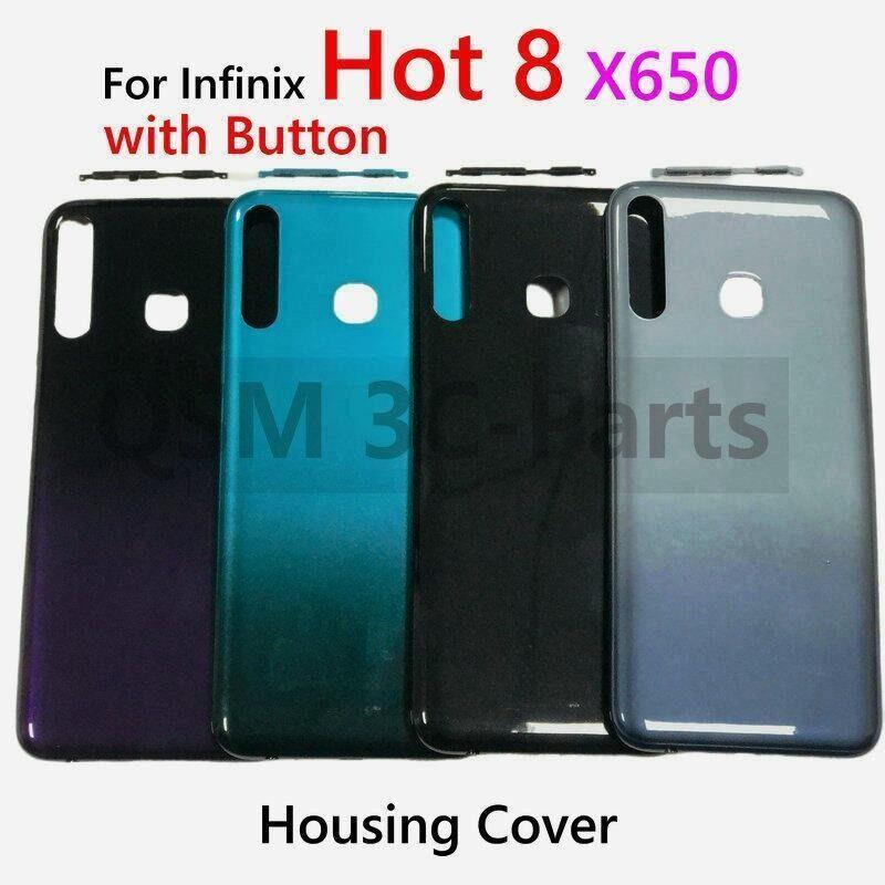 Dành Cho Infinix Hot 8 X650 X650C X650B X650D Ốp điện thoại Pin Vỏ Vỏ Vỏ