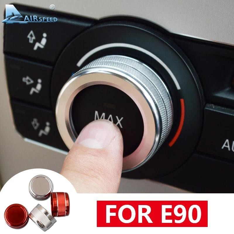 Airspeed Hợp Kim Nhôm Cho Xe BMW E90 Phụ Kiện 2005-2012 Cho BMW E90 Nội Thất Viền Xe Điều Hòa Không 