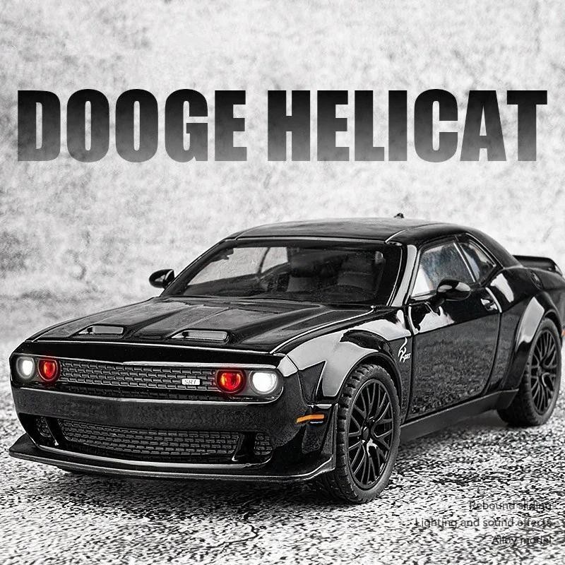1: 32 Dodge Challenger SRT Hellcat Hợp Kim Cơ Xe Mô Hình Mô Phỏng Diecast Kim Loại Xe Mô Hình Âm Tha