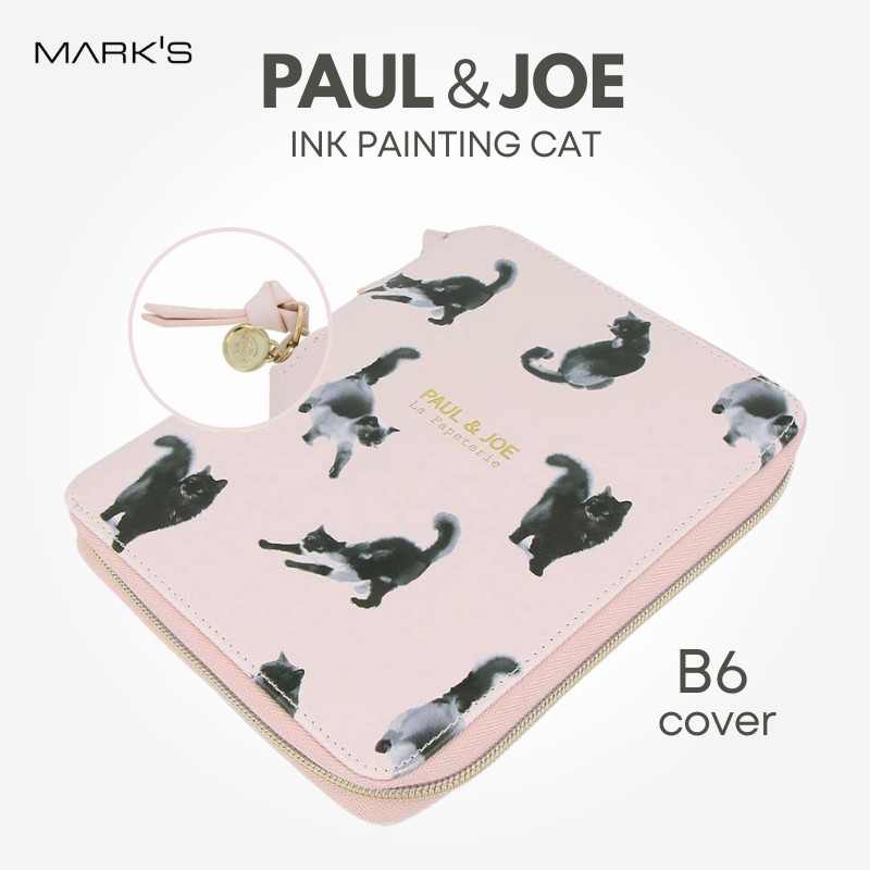 MARK’S EDIT Notebook Cover B6 Size - PAUL ＆ JOE Ink Painting Cat DA-DC65-D, Japan Diary/ Journal Sta