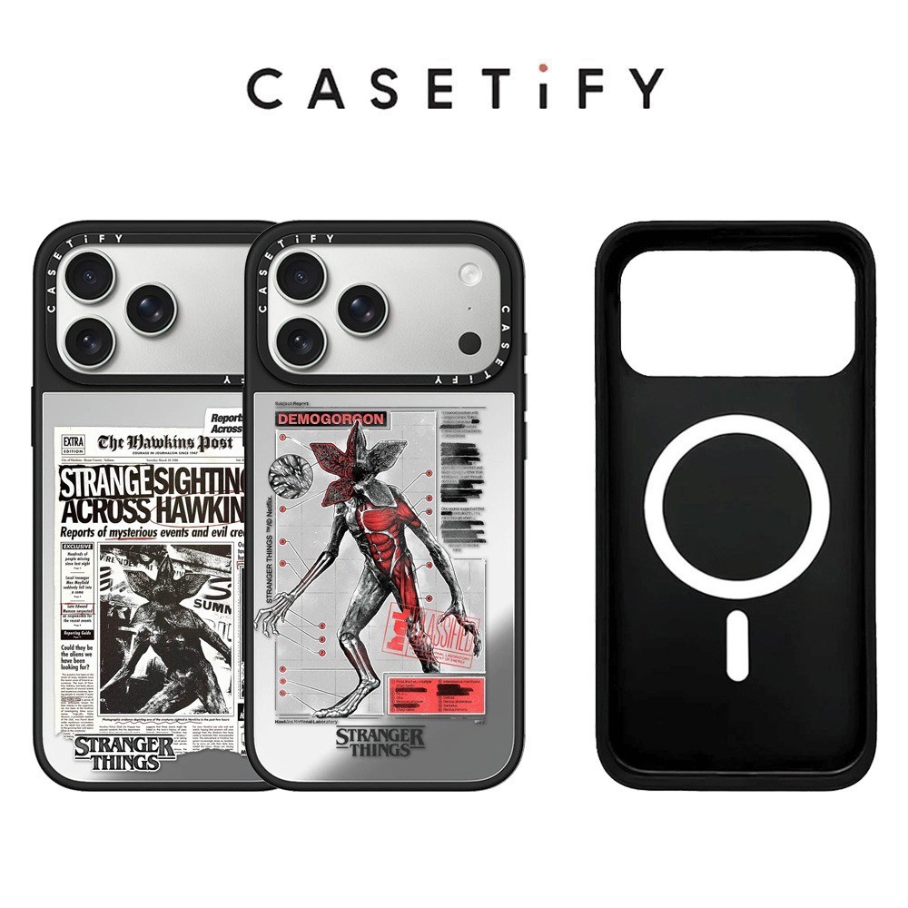 Ốp điện thoại gương từ tính Monster News cho IPhone 17 Pro Max 17Air 16 15 14 13 12 11 Vỏ bảo vệ chố