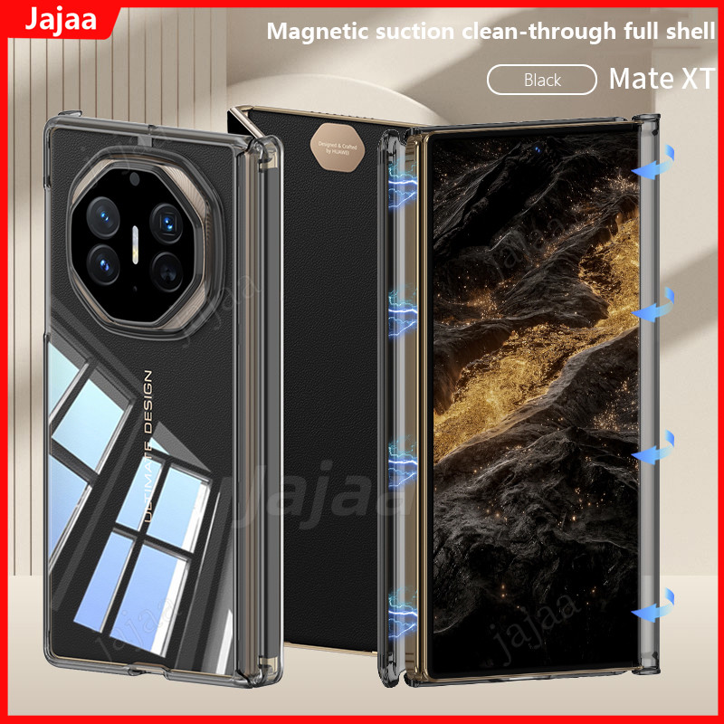 Ốp Mềm Cho Huawei Mate XTs Ultimate Trong Suốt Gấp Bản Lề Bảo Vệ Dành Cho Huawei Mate XT Ultimate 5G