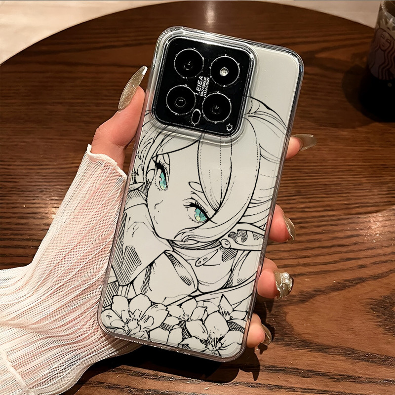 Dành Cho Redmi Turbo 4 Pro Note 15 Pro / 14 / 13 Mi 15T 14T K90 Pro Max Anime Frieren Slim Soft Phon