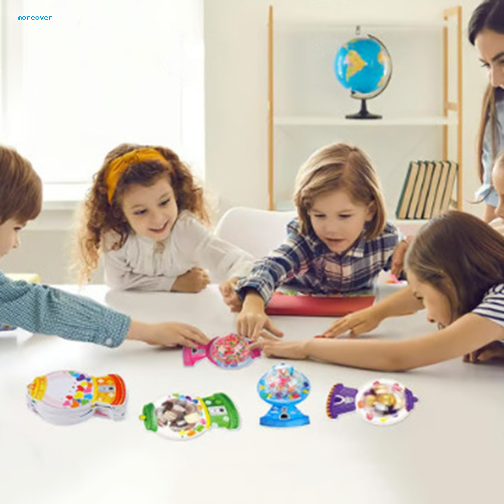 MORE Thiệp Lớp Học Lễ Tình Nhân Thẻ Kẹo Diy Pop-up Gumball Machine Bộ Thẻ Kẹo – Thủ Công Ngày Lễ Tìn