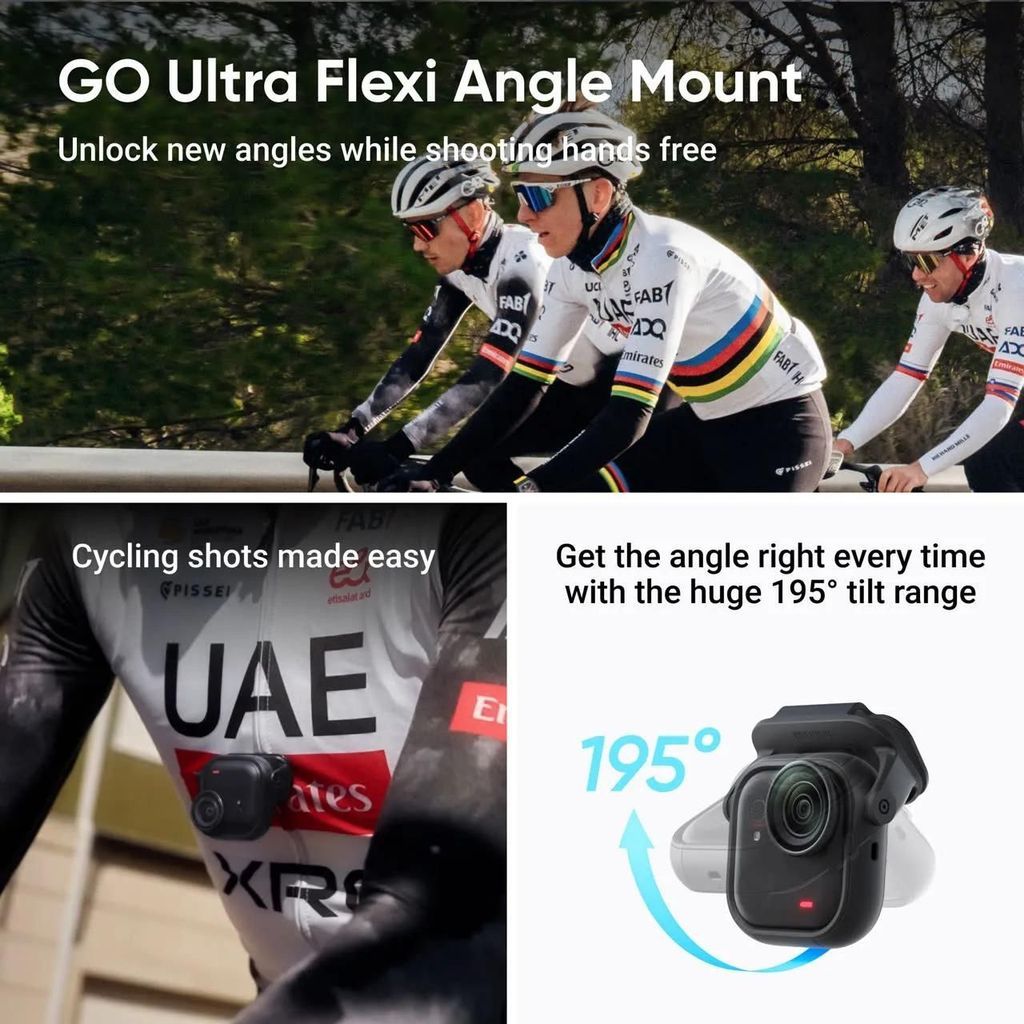 Insta360 GO Ultra Premium Cycling Bundle - Siêu Nhỏ Gọn | Gắn Xe Đạp | Bảo Hành Chính Hãng 12 Tháng | BigBuy360 - bigbuy360.vn