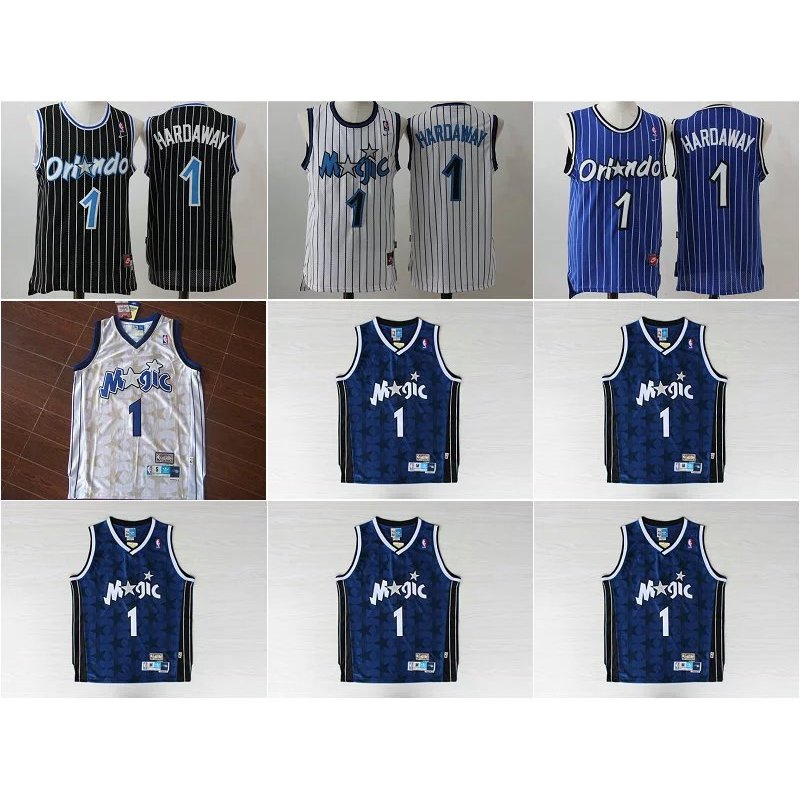 Năm Chuột Phiên Bản Giới Hạn Jersey Orlando Magic HARDAWAY Jerseys Magic Team No. 1 Hadaway Thêu Đồn