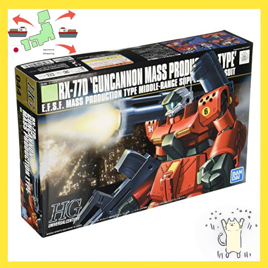 [Japanese Version] BANDAI SPIRITS HGUC 1/144 GUN CANNON Mass Production Type (Mobile Suit Gundam 008