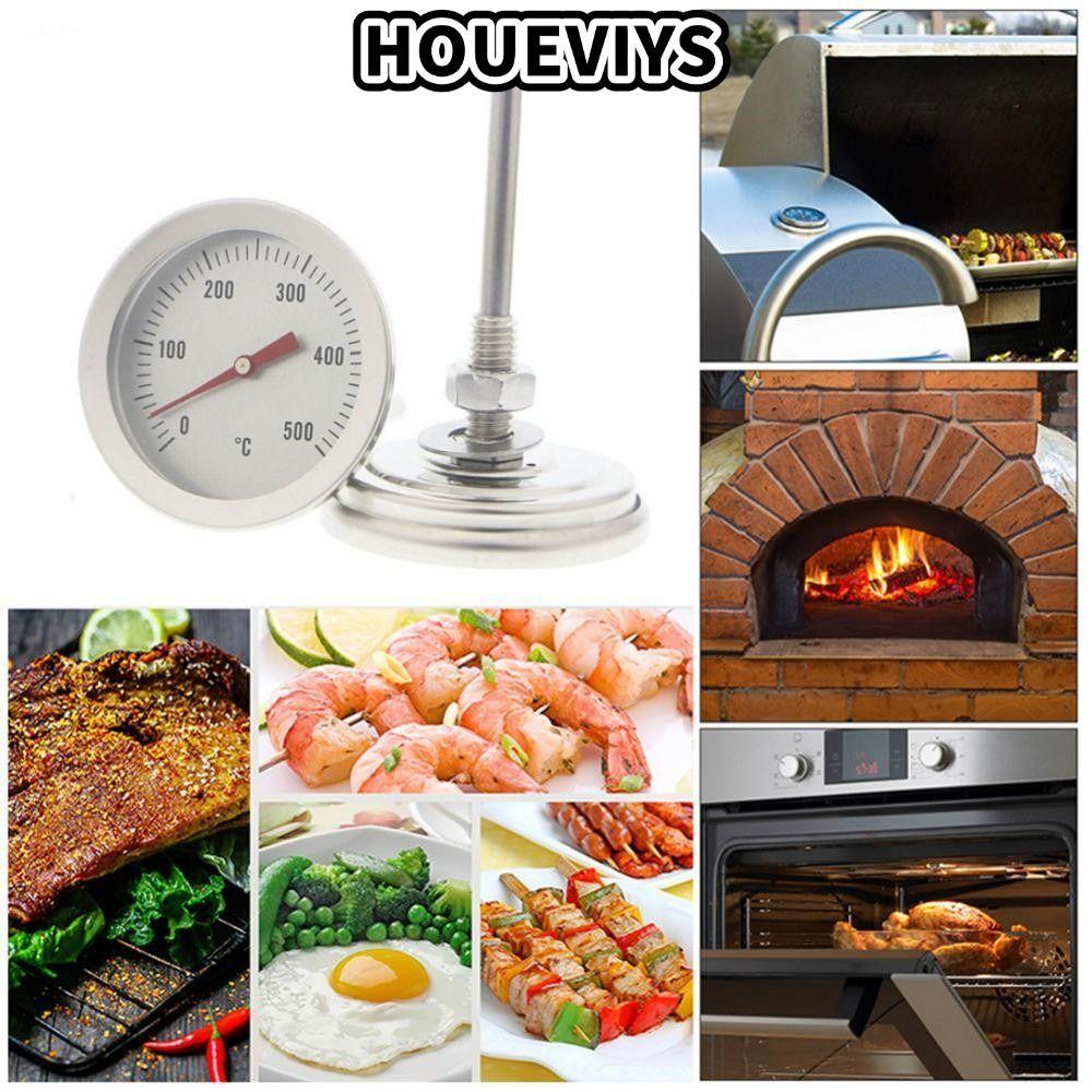 Nhiệt kế BBQ HOUEVIYS Dụng cụ nhà bếp 0-500°C Đồng hồ đo nhiệt độ
