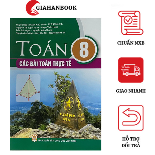 Sách - Toán 8 các bài toán thực tế (GD)