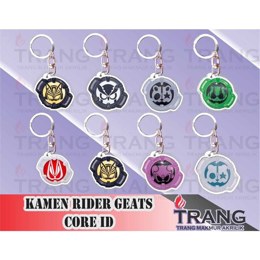 Kamen Rider Acrylic Keychain Geats Core ID/Keychain Acrylic Kamen Rider Geats Core ID