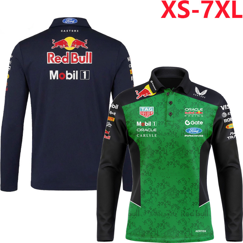 2026 Áo thun dài tay Unisex F1 mới + F1 Red Bull Racing Team Jersey