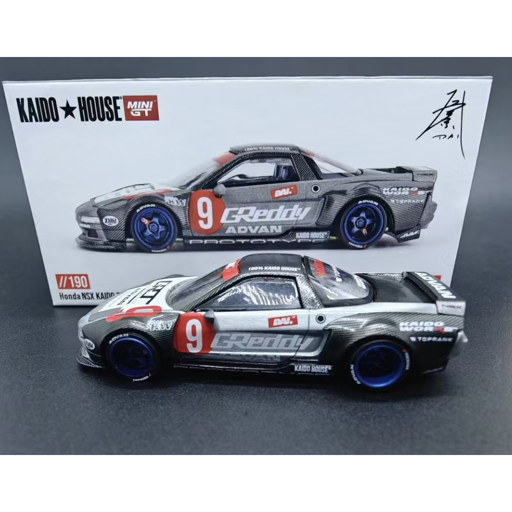 MINI GT KAIDO HOUSE 1: 64 Honda#9 Mẫu xe thử nghiệm NSX