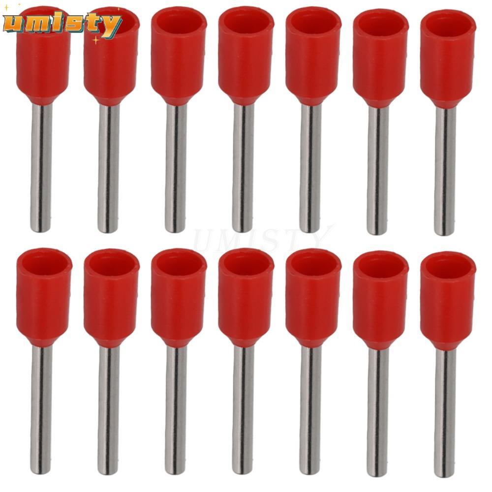 Bộ đầu nối Ferrule dây UMITY 1000 chiếc, màu đỏ cho thiết bị đầu cuối Ferrules cách nhiệt dây AWG22 