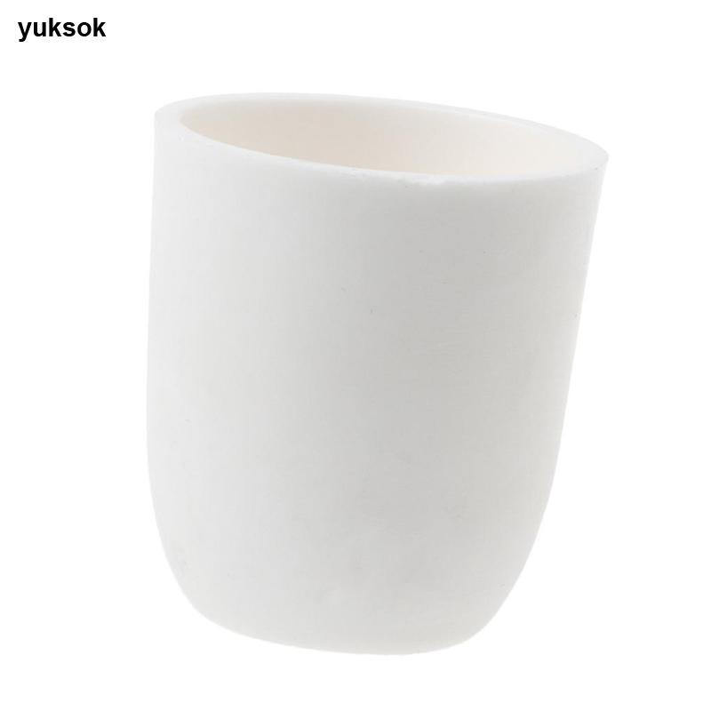Gốm sứ hình trụ Corundum Crucible Alumina cho thí nghiệm phòng thí nghiệm