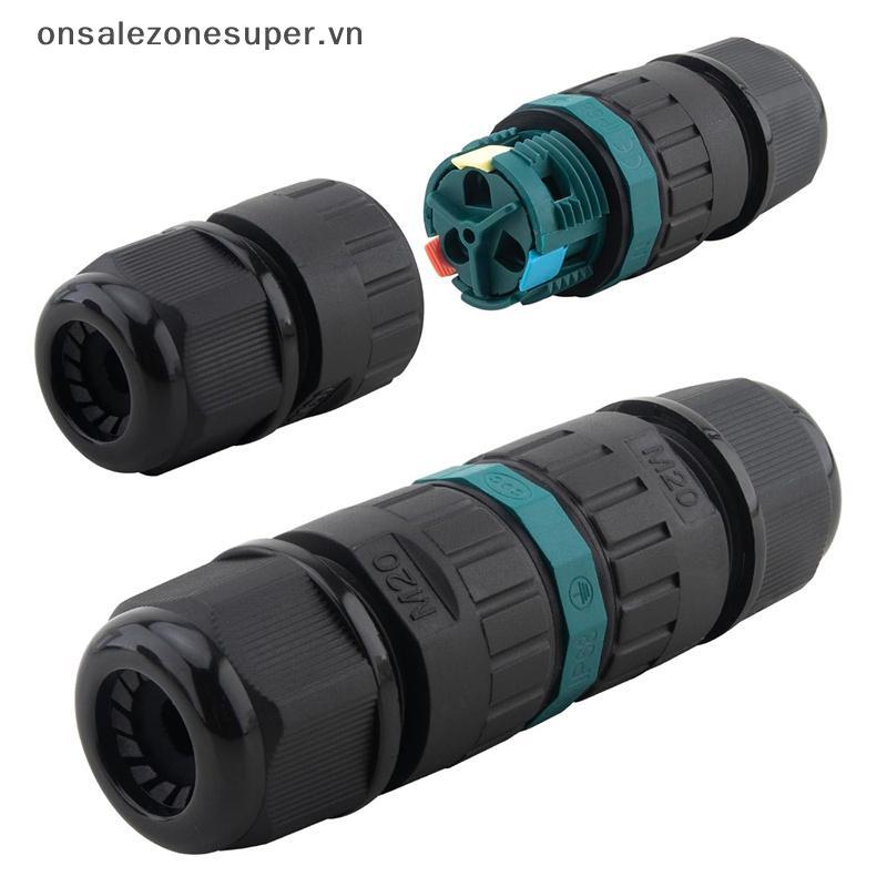 Ons IP68 Đầu nối cáp điện chống nước Đầu nối dây chống nước IP68 Cáp điện bên ngoài tại