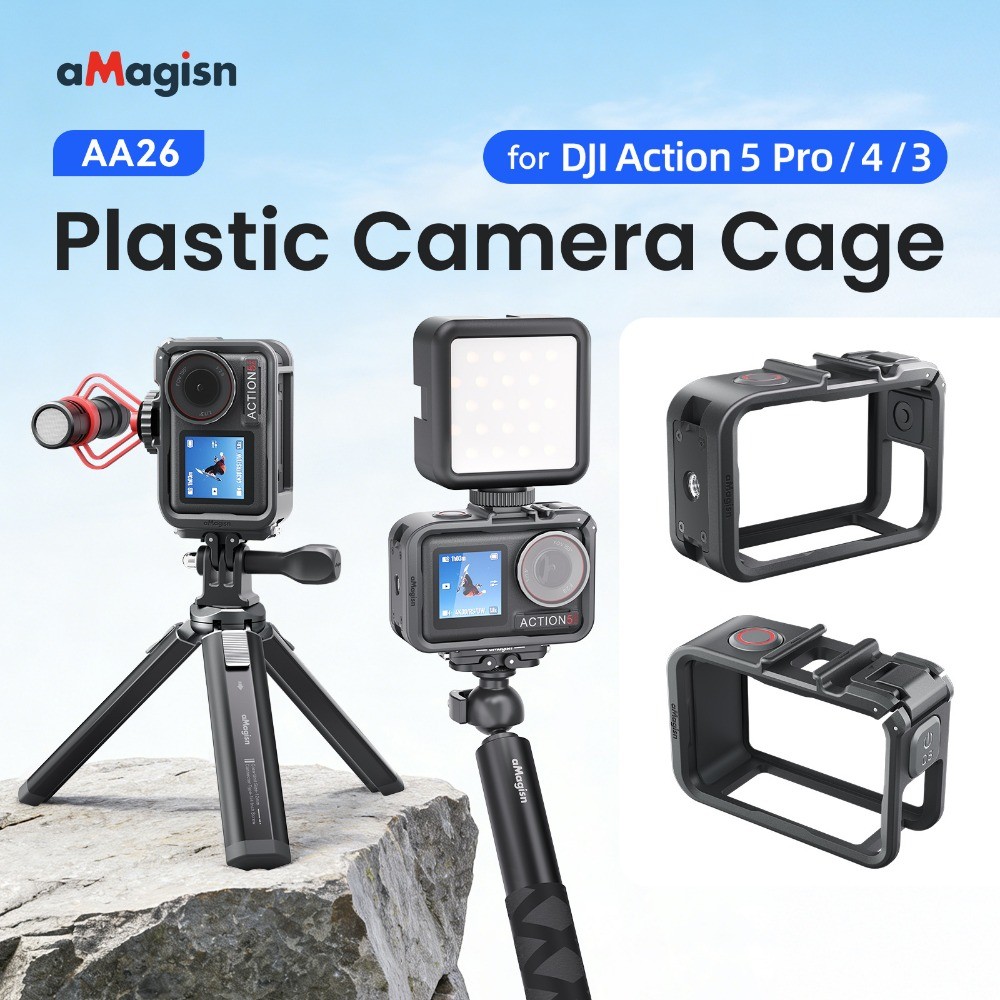 Dành Cho DJI OSMO Action 5 Pro / 4 / 3 Lồng Thỏ Nhựa Cho DJI OSMO Action 5 Pro / 4 / 3 DJI Camera Th