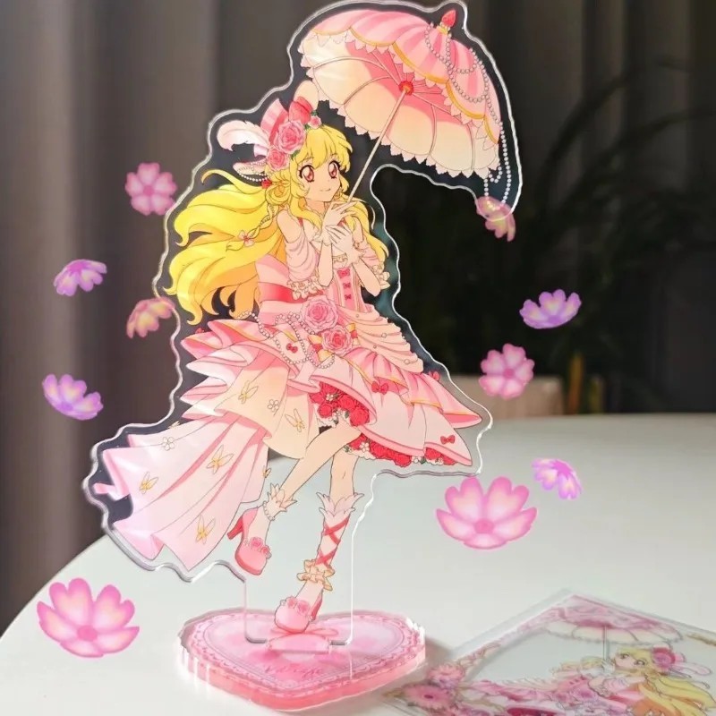 Standee anime Aikatsu nhân vật Hoshimiya Ichigo mô hình acrylic stand trang trí bàn học phụ kiện quà