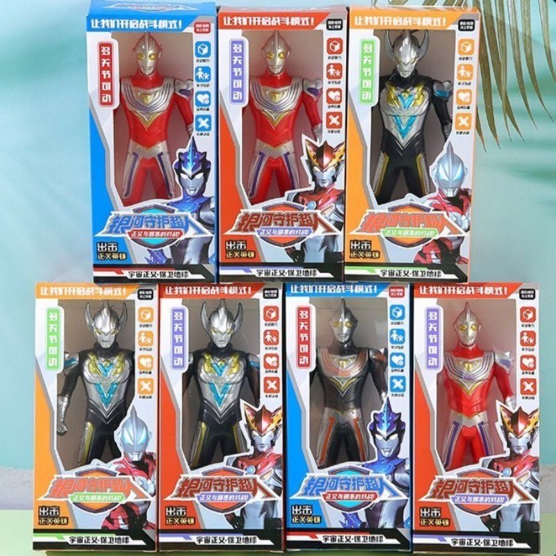 Ultraman ActionUltraman Tarou Seven Zoffy Six Ultra Brothers Quà tặng Bộ sưu tập đồ chơi cho trẻ em