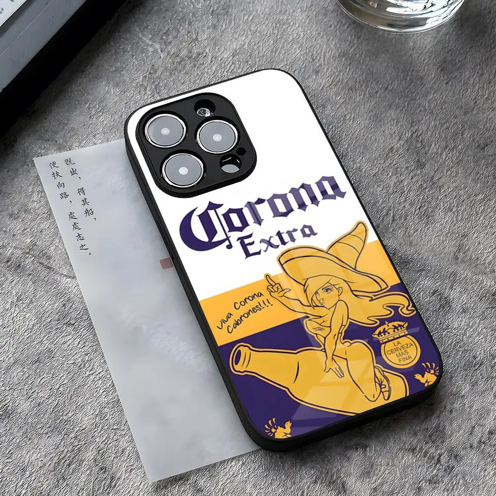 BK-1 C-Corona Extra Beer Ốp Lưng Điện Thoại IPhone 17 Pro Max 14 Pro 15 12 11 13 Mini X XR XS 16 Plu
