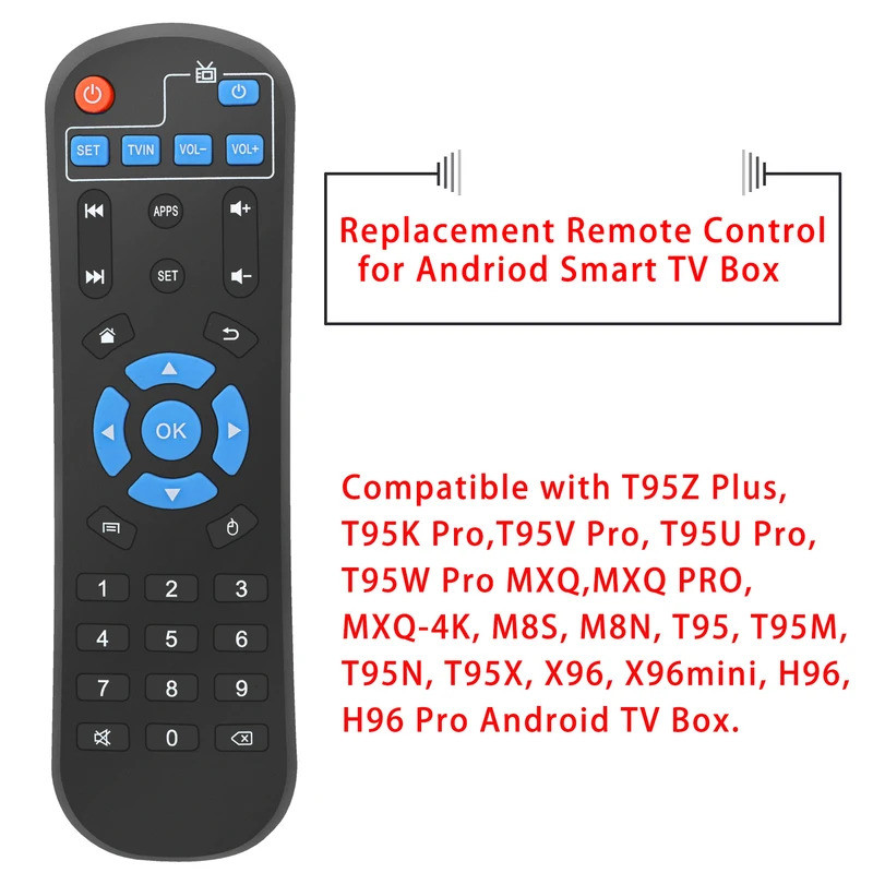 Điều Khiển Từ Xa Sử Dụng Cho Abox A1 A3 Greatever T95 PLUS TV HỘP UBOX FAMIBOX Leelbox M8S MXQ Pro S