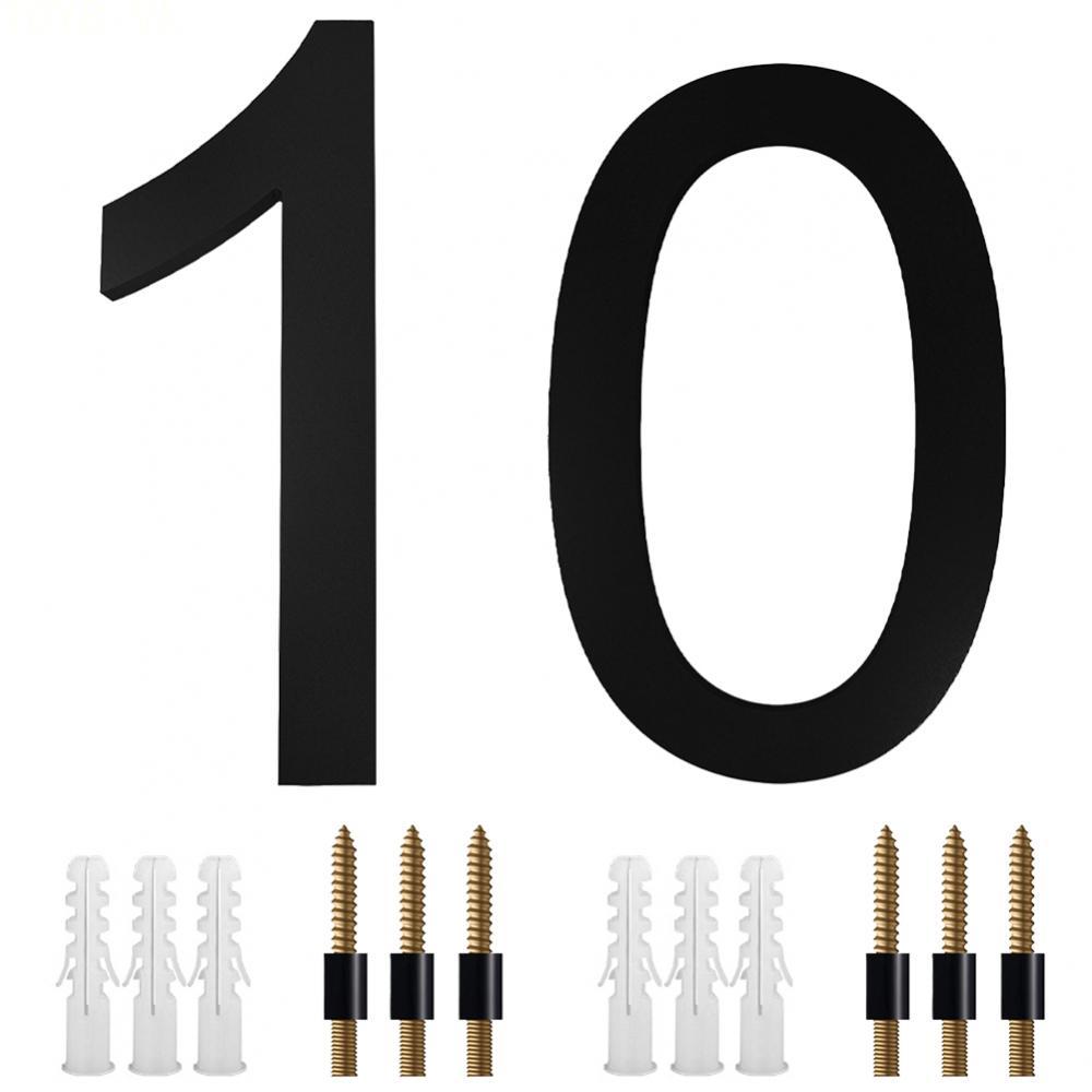【TOYBOX】8 Inch House Numbers Long Service Life Outdoor Use Contemporary House Numbers