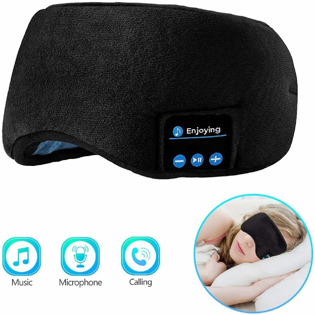 5.0 Bluetooth Music Eye Mask Wireless Smart Shading Answer Call Sleep Mask 56SS