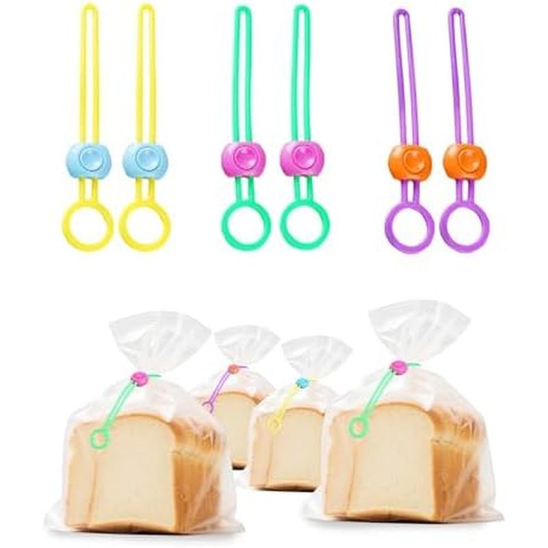 10Pcs Random Color Clay Bag Ties, Ceramic Tool Strap & Pottery Tool Holder Strap – Reusable Bag Clos