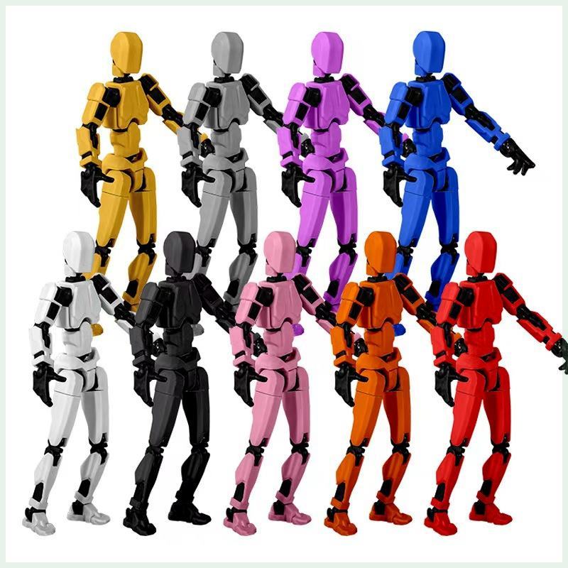 dummy 13 action figure Titan13 Lucky 3D In Hình Hành Động Đa Năng t13 Cà Rốt Người Di Chuyển Đồ Chơi