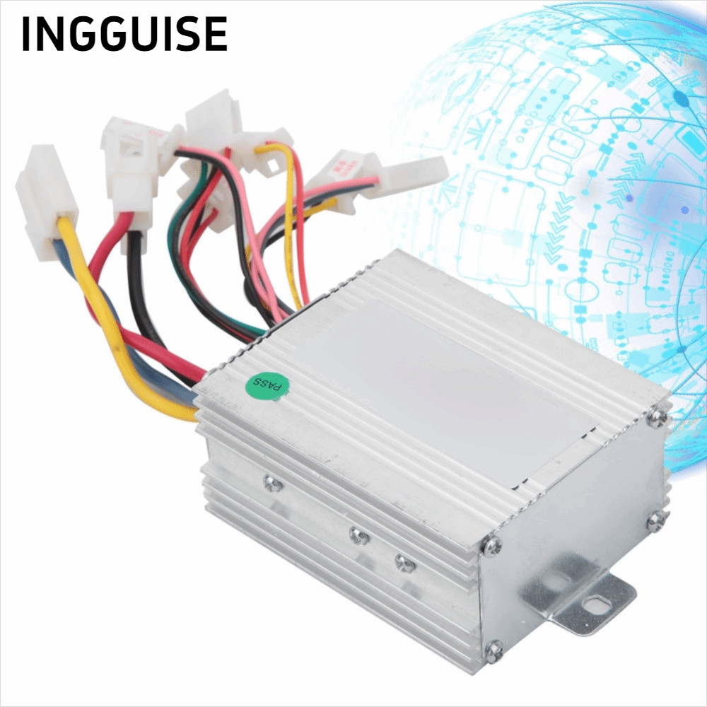 Bộ điều khiển động cơ INGGUISE cho xe điện, 12V 500W, điều chỉnh tốc độ dễ dàng, bền bỉ với motor DC