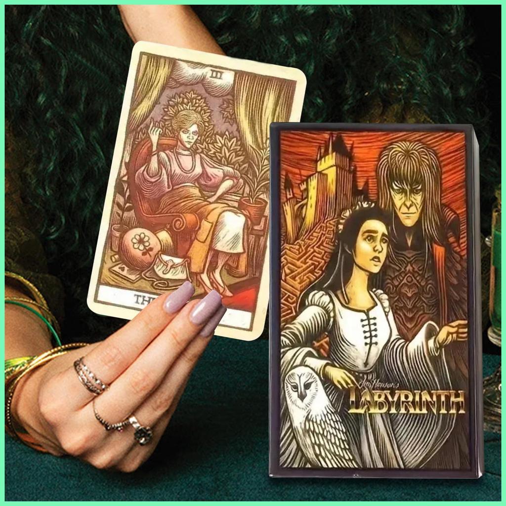 Tarot Cards Deck Fate Bói toán Tarot Chủ đề phim Fortune Telling Deck 78 miếng Fate Bói toán Board G