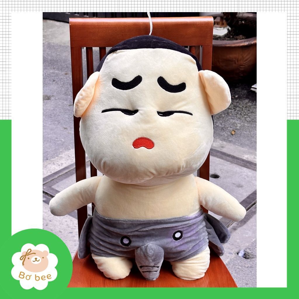 Gấu bông Ku Shin, Shin Mặc Quần Voi siêu cute hàng cao cấp mềm mịn - Gấu Bông Bơ Bê