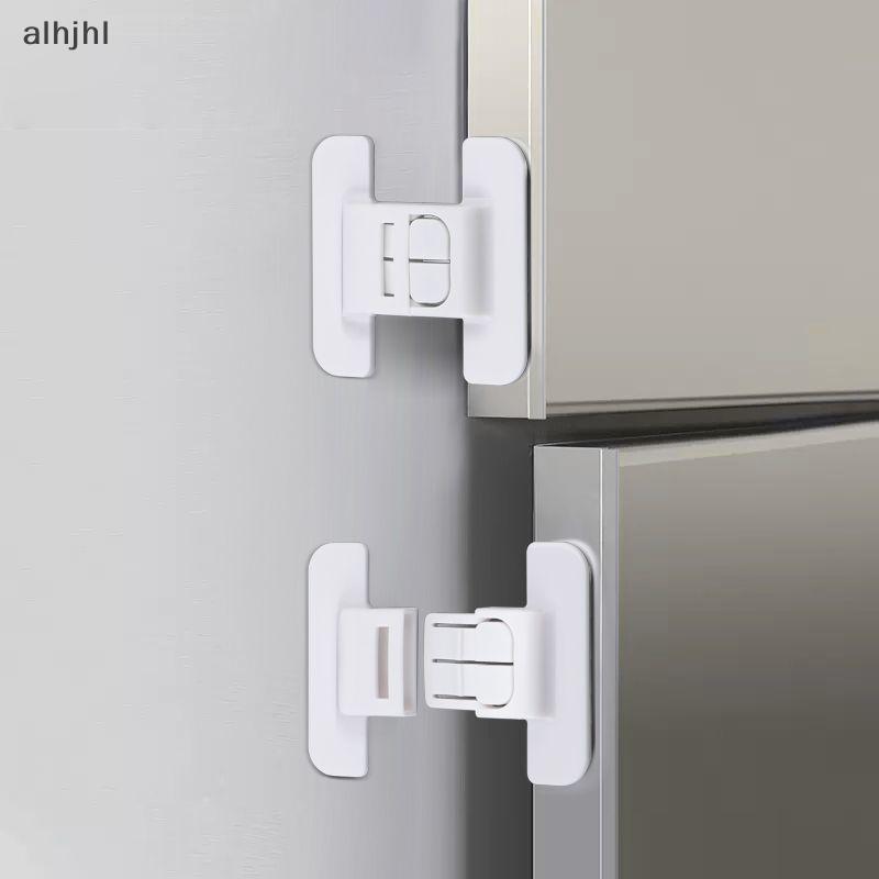 AL Refrigerator Lock Set - 5Pcs Home Fridge Door Safety Locks for Children Security N
