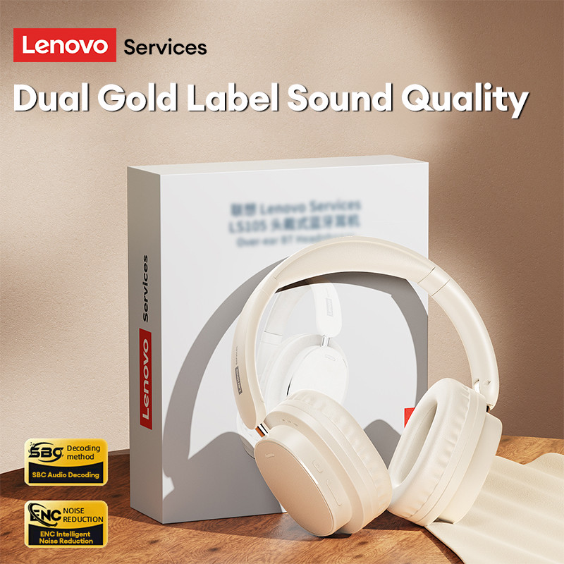 Tai nghe Bluetooth gắn đầu Lenovo LS105 Chất lượng âm thanh HI-FI Tuổi thọ pin dài Tai nghe chơi game có độ trễ thấp Bluetooth V6.0 | BigBuy360 - bigbuy360.vn
