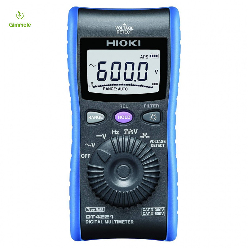Miễn phí vận chuyển HIOKI DT4221/4222 Đồng hồ vạn năng kỹ thuật số 3,5 chữ số, đồng hồ đo điện áp và