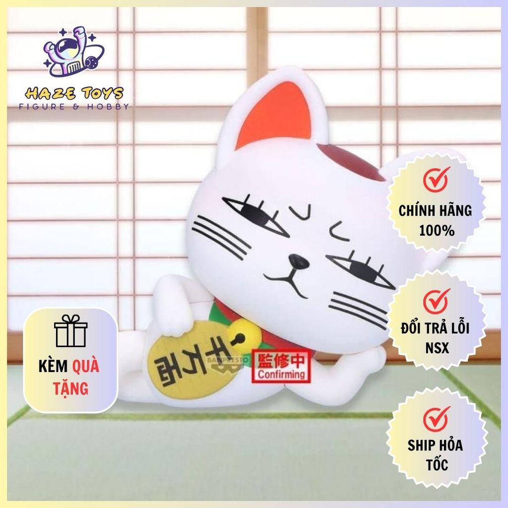 Mô hình Dandadan - Sofvimates - Turbo Granny - Beckoning Cat Figure Chính Hãng (Banpresto)