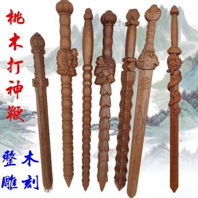 Gậy Đánh Thần Gỗ Đào – Gậy Đầu Rồng, Côn 9 Khúc, Kiếm Thiên Sư, Kiếm Bát Quái Rồng