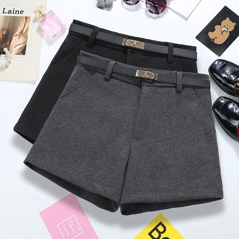 Quần M666 Short Dạ Ép Mịn Có Túi Dáng Ôm Cạp Cao | BigBuy360 - bigbuy360.vn