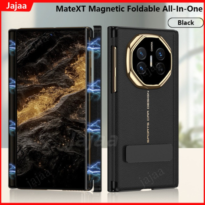 Ốp Da Trơn Mạ Sang Trọng Cho Huawei Mate XTs Ultimate Đôi Từ Tính Bản Lề Xoay Đứng Bìa Cứng Cho Huaw