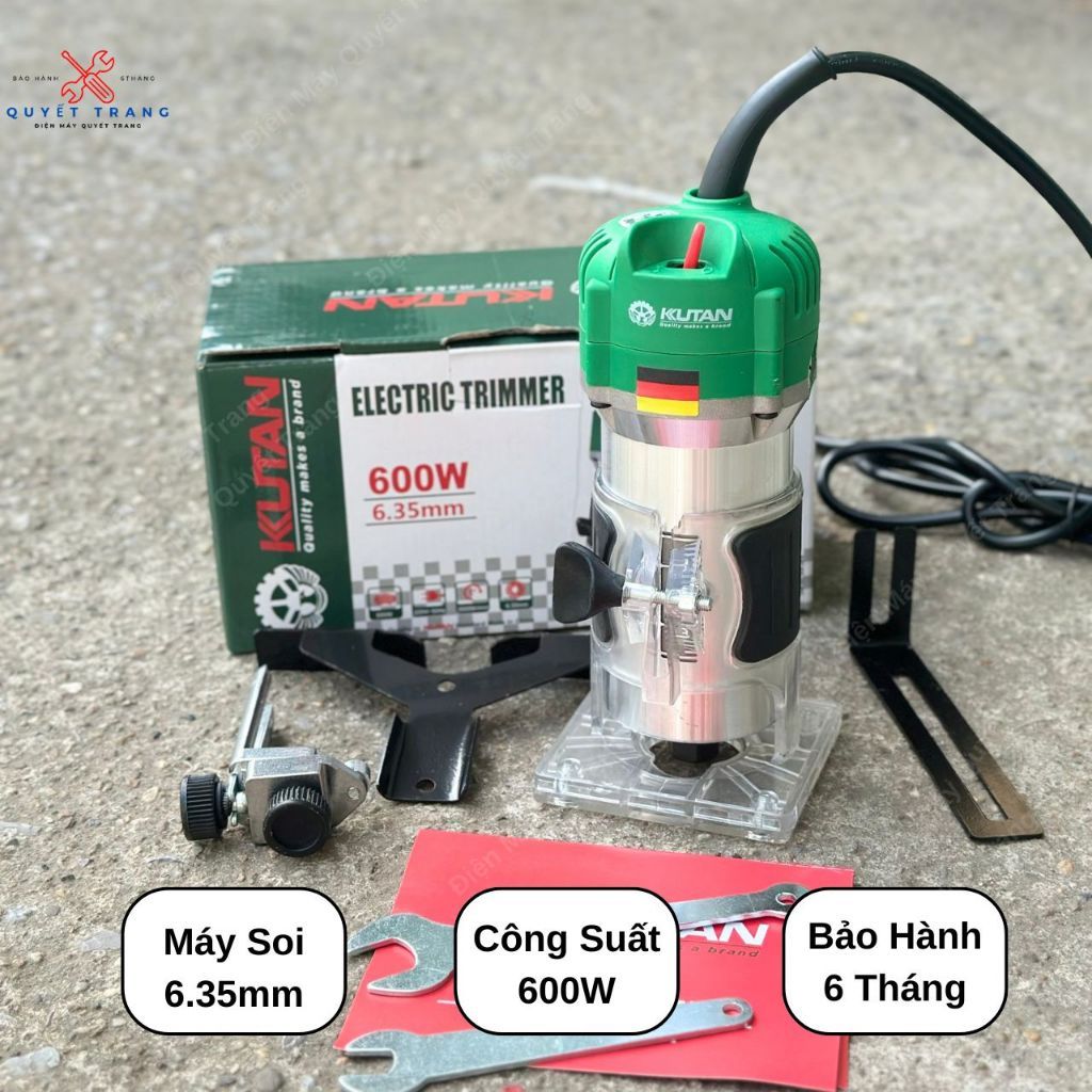 Máy Soi Kutan - Máy Phay KuTan cốt 6.3mm - Công Suất 600W - Hàng Đẹp Giá Đẹp