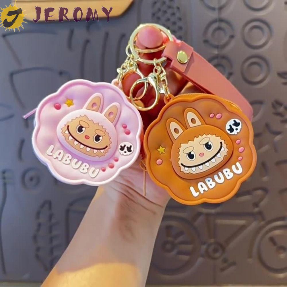 Móc khóa búp bê JEROMY, Ví đựng tiền xu búp bê trang sức bằng silicon, Phim hoạt hình sáng tạo Thủ c