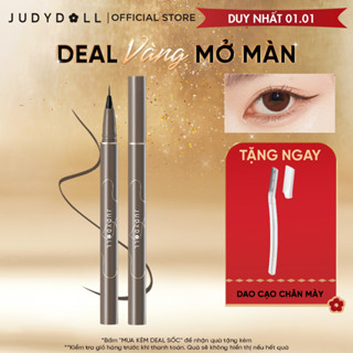  Bút Kẻ Mắt Nước Siêu Mảnh 0.014mm JUDYDOLL Slim Liquid Eyeliner Không lem Không trôi Chống nước Khô nhanh Kẻ mi dưới dễ dàng 0,4g 