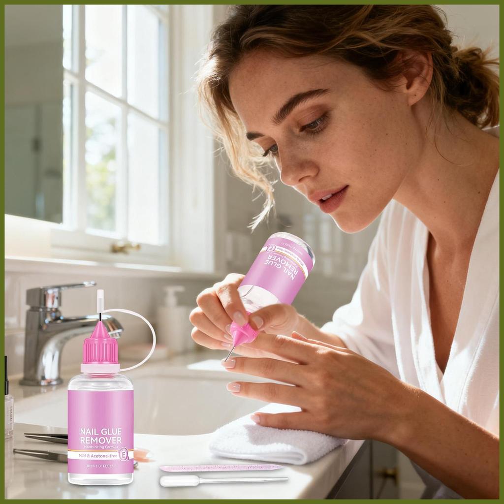 Press On Nail Remover 30ml Quick Removal Press On Nail Remover Off dành cho Nữ Nữ Professionals Stud