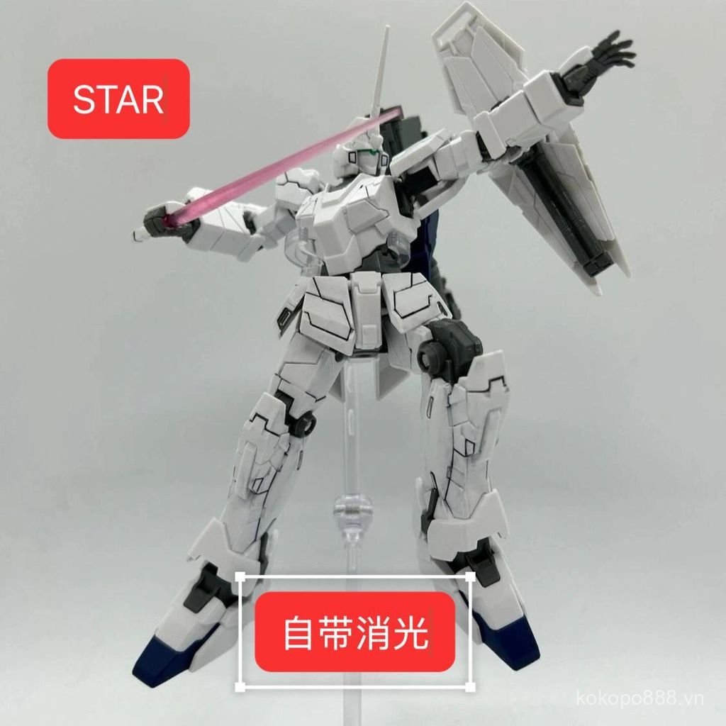 STAR HGUC 101 1 / 144 Unicorn Unicorn Gundam Unicorn Unicorn Mode đi kèm phiên bản mờ