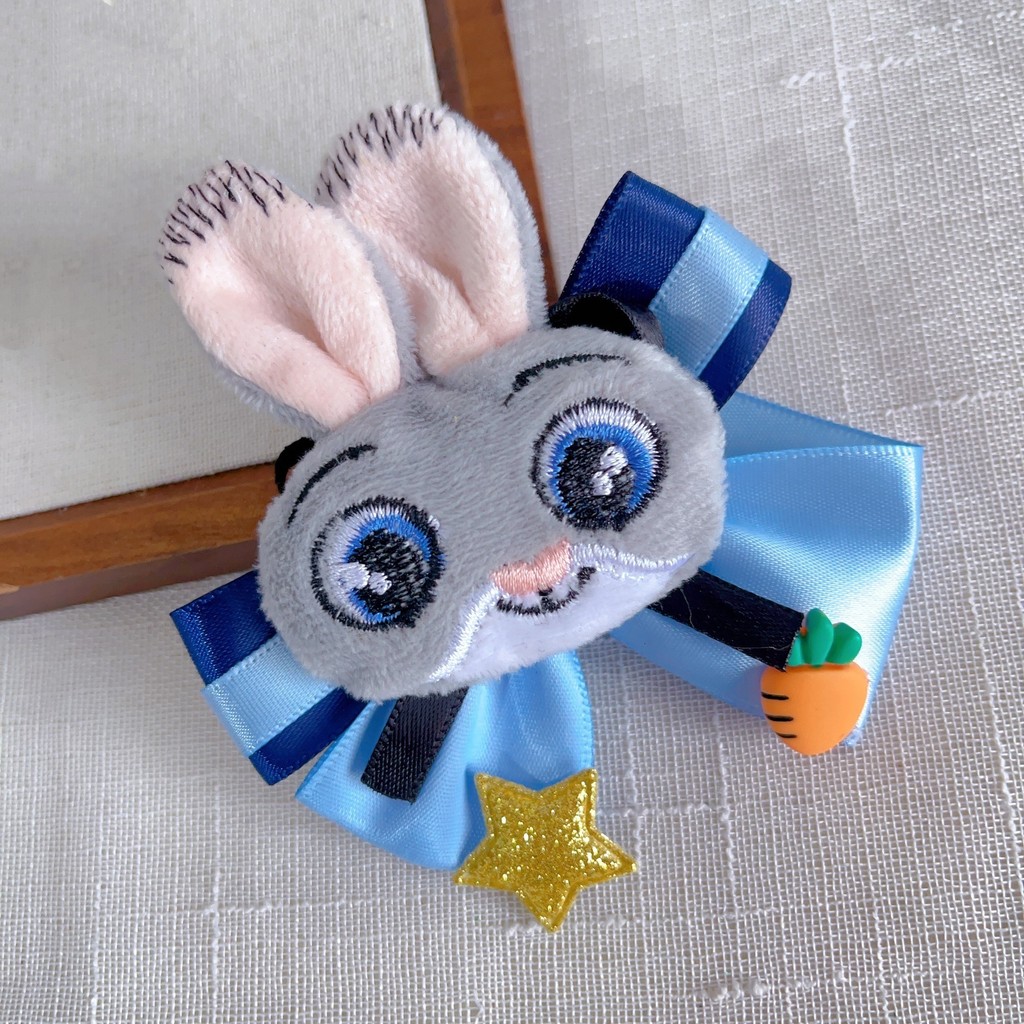 Trẻ Em Phụ Kiện Tóc Thỏ Sĩ Quan Cảnh Sát Gothic Mũ Judy Sĩ Quan Cảnh Sát Mũ Phụ Kiện Điên Zootopia C