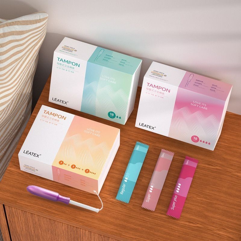 Cung cấp trực tiếp Ống thông Easy-to-Push Tampon Lõi Tampon nhập khẩu Đức Ống thông dài Tampon Dì Ta