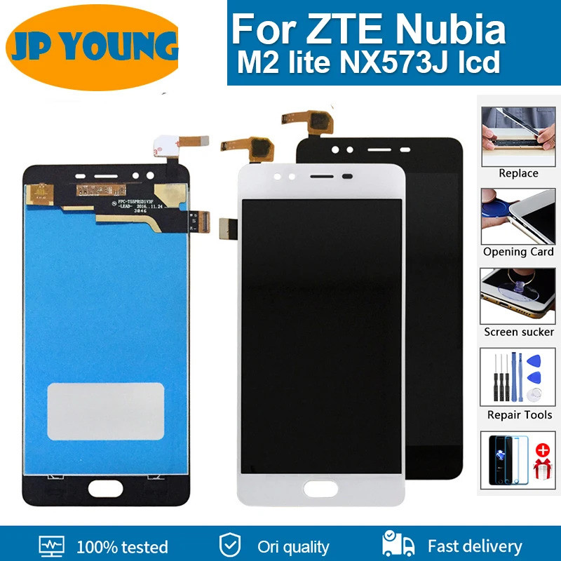 5.5 '' Chính Hãng LCD Cho ZTE Nubia M2 lite Màn Hình LCD Cho ZTE M2lite NX573J LCD Lắp Ráp Màn Hình 